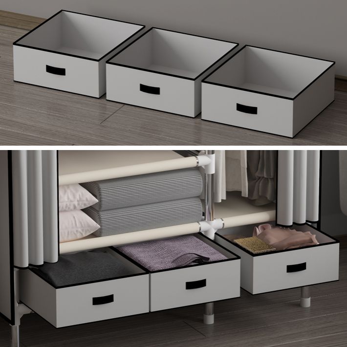 Armadio in metallo armadio armadio in stile contemporaneo con cassetti