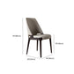 Modern Simple Side Chair Wooden Base Side Dining Chair for Bedroom