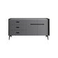 3-Drawer Engineered Wood Sideboard Modern Stone Countertop Dining Server for Living Room Clearhalo 'buffet_sideboard' 'Buffets & Sideboards' 'furn' 'furn_buffet_sideboard' 'Furniture' 'furniture_buffet_sideboard' 'Kitchen & Dining Furniture' 1200x1200_604347a8-c3a3-4da5-b824-656f20d09e4e