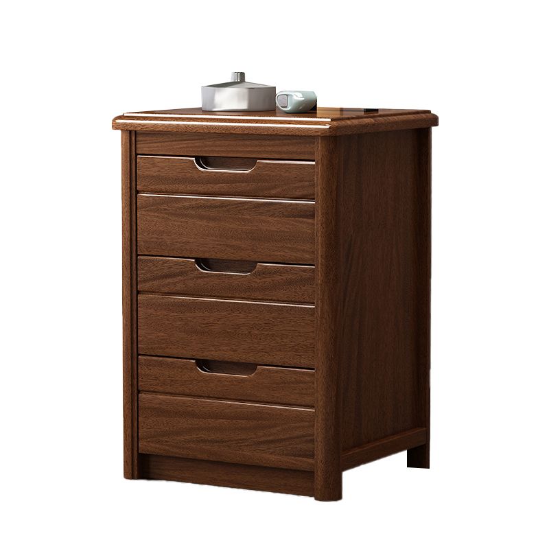 Américain de rangement traditionnel coffre en bois commode coffre