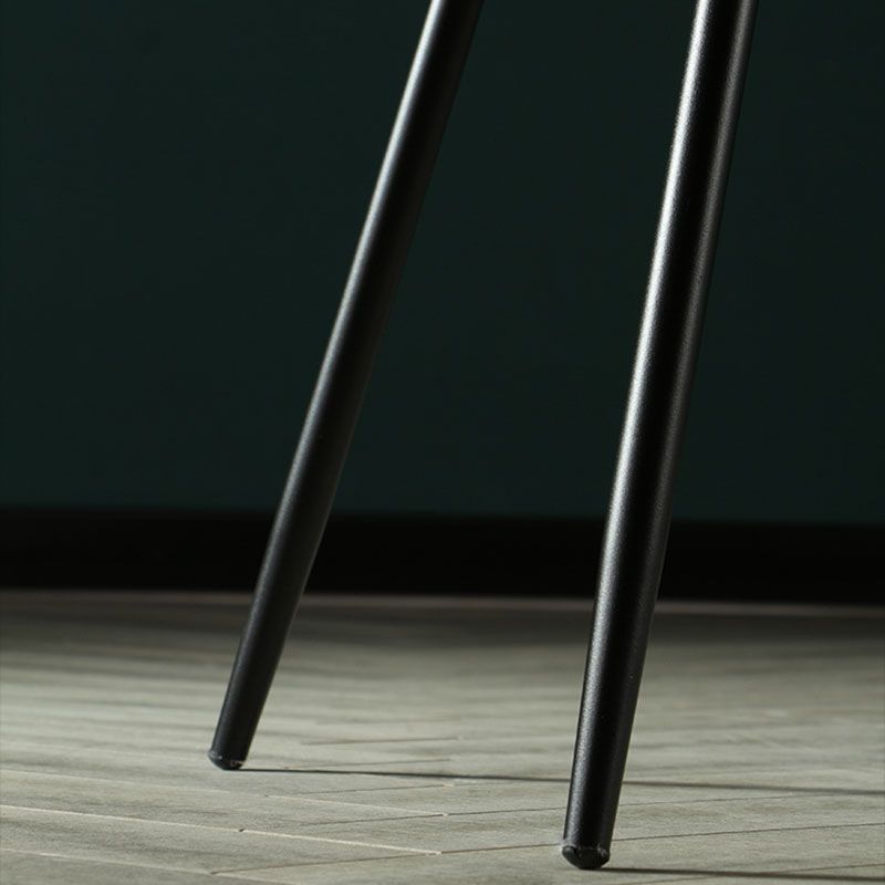 Industrial Design Faux Leather Side Chair Solid Back Chair for Home Clearhalo 'Dining Chairs' 'Dining Tables & Seating' 'dining_chair' 'furn' 'furn_dining_chair' 'Furniture' 'furniture_dining_chair' 'Kitchen & Dining Furniture' 1200x1200_6044f8d5-6871-48b1-83f2-cb831b160f66