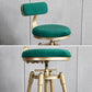 Glam Style Upholstered Bar Stools for Home Armless Stools with Metal Base Clearhalo 'Bar Furniture' 'Bar Stools' 'bar_stools' 'furn' 'furn_bar_stools' 'Furniture' 'furniture_bar_stools' 'Kitchen & Dining Furniture' 1200x1200_60451196-2977-49d8-973c-5f53ce3f3490