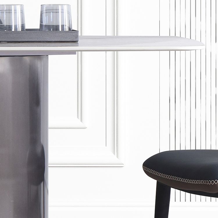Rectangular Dining Table Modern Stone Top Dining Table with Double Pedestal Clearhalo ' dining_table' 'Dining Tables & Seating' 'Dining Tables' 'furn' 'furn_dining_table' 'Furniture' 'furniture_dining_table' 'Kitchen & Dining Furniture' 'kitchen&dining_furn' 'kitchen' 'kitchen_dining_table' 1200x1200_6046c243-e321-43a7-b103-7b772da391d0