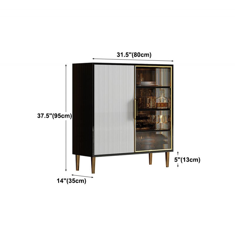Stone contemporanee sideboard regolabili ripiani per sala da pranzo sideboard