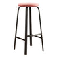 Modern Armless Backrest Counter Stool Iron Living Room Bar Stool with Cushion and Pedal Clearhalo 'Bar Furniture' 'Bar Stools' 'bar_stools' 'furn' 'furn_bar_stools' 'furniture_bar_stools' 'Kitchen & Dining Furniture' 'kitchen&dining_furn' 'kitchen' 'kitchen_furn' Furniture' 1200x1200_6048fc43-fab5-4bde-9c4d-0e8e3e0f5d14