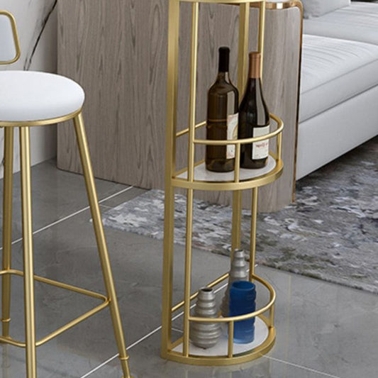 Stone Top Bar Table 42-inch Height Top Glam Style Bistro Table Clearhalo 'Bar Furniture' 'Bar Tables' 'bar_tables' 'furn' 'furn_bar_tables' 'Furniture' 'furniture_bar_tables' 'Kitchen & Dining Furniture' 1200x1200_604a1fee-4efb-479e-be9b-7094deba8189