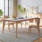 Contemporary Rectangular White Stone Dining Table with 4 Foot Clearhalo 'Dining Tables & Seating' 'Dining Tables' 'dining_table' 'furn' 'furn_dining_table' 'Furniture' 'Kitchen & Dining Furniture' 1200x1200_604f624e-88fa-4487-b2de-b81c45b216a6