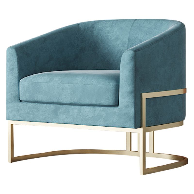 Contemporary 28" Wide Fixed Back Sloped Arms Sponge Barrel Chair Clearhalo 'Accent Chairs' 'accent_chairs' 'Chairs & Seating' 'furn' 'furn_accent_chairs' 'Furniture' 'Living Room Furniture' 1200x1200_60530319-bc17-4543-806c-694f3bdde55b