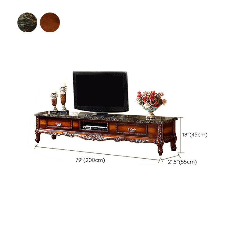 Solid Wood TV Media Console Open Storage Media Console TV Stand with Drawers Clearhalo 'furn' 'furn_tv_stands_entertainment_centers' 'Furniture' 'Living Room Furniture' 'TV Stands & Entertainment Centers' 'TV Stands & Media Storage Furniture' 'tv_stands_entertainment_centers' 1200x1200_60555a50-a18d-4ae7-88cb-2beec59da3f6