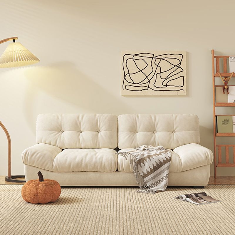 Faux Leather Tufted Back Sofa 40.1 "W Sofa with Pillow Top Arm Clearhalo 'furn' 'furn_sofas' 'Furniture' 'furniture_sofas' 'Living Room Furniture' 'Sofa' 'sofas' 1200x1200_6056ae9a-04c6-4782-bcbf-adf9a512aa99