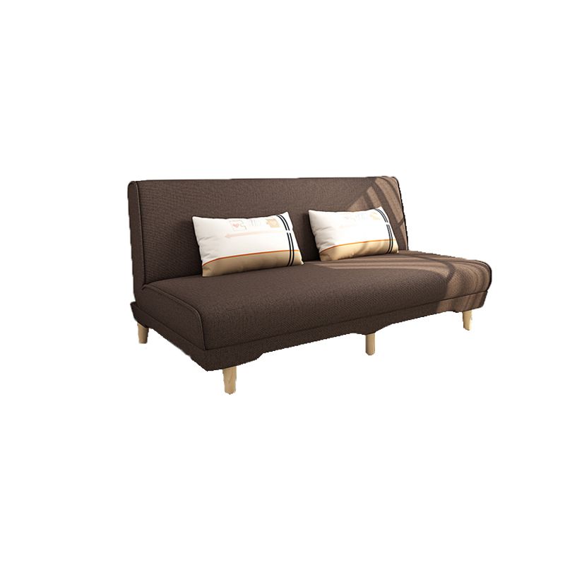 Modern Cotton Blend Armless Sofa Tight Back Couch with Pillow Included Clearhalo 'furn' 'furn_sofas' 'Furniture' 'furniture_sofas' 'kitchen' 'kitchen_sofas' 'Living Room Furniture' 'Sofa' 'sofas' 1200x1200_6057ac39-56ad-4fb9-845f-d4581a468b3c