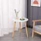 3 Legs End Table Natural/ White/ Yellow Round Wood Side End Table Clearhalo 'Coffee & Accent Tables' 'End & Side Tables' 'end_side_table' 'end_side_tables' 'furn' 'furn_end_side_tables' 'Furniture' 'furniture_end_side_table' 'Living Room Furniture' 1200x1200_605a8723-2936-4ff1-9b2e-72b5b84ee002