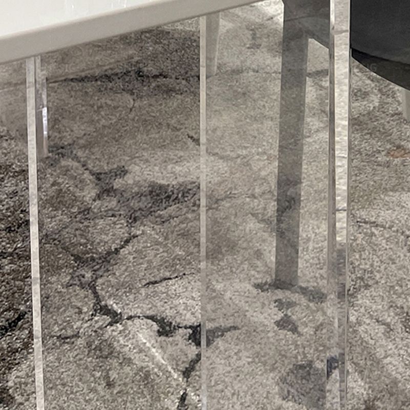 Modern 1/2/5 Pieces Dining Set Rectangle Stone Dining Table for Dining Room Clearhalo 'Dining Room Sets' 'Dining Tables & Seating' 'dining_room_set' 'furn' 'furn_dining_room_set' 'Furniture' 'furniture_dining_room_set' 'Kitchen & Dining Furniture' 1200x1200_605bc01f-a0e9-4e75-b3b3-7af4a3246209