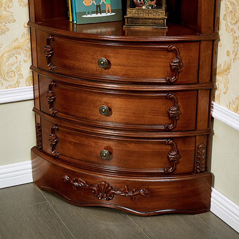 Triangle Accent Cabinet Solid Wood Storage Cabinet with Drawer Clearhalo 'Cabinets & Chests' 'cabinets_chests' 'furn' 'furn_cabinets_chests' 'Furniture' 'Living Room Furniture' 1200x1200_605ca982-00ed-430f-a384-f6f0873226b5