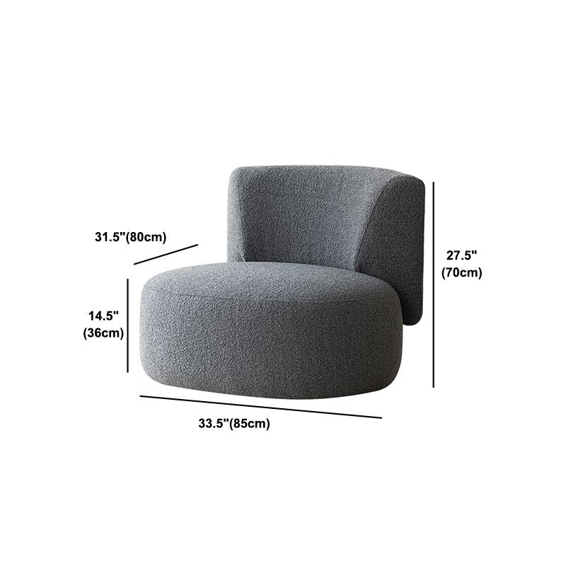 Sofa sans bras standard contemporain pour le salon, appartement