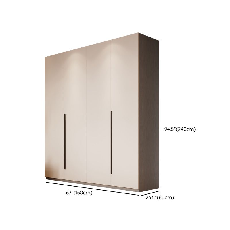 Moderno armadio del guardaroba in legno armatending mobile a porte chiuse morbide