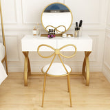 Glama-Waschtisch mit Schublade hellweißes Holz Make-up Eitelkeit, 15,74 "breit