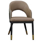 Metal Industrial Dining Chair with Arms Matte Finish Open Back Side Chair Clearhalo 'Dining Chairs' 'Dining Tables & Seating' 'dining_chair' 'furn' 'furn_dining_chair' 'Furniture' 'Kitchen & Dining Furniture' 1200x1200_6061ddcb-836e-43c7-8e3e-94d003835594