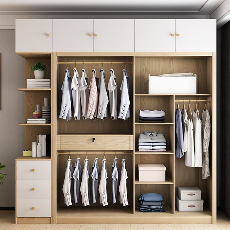 Engineered houten garderobe armoire eigentijdse garderobe kast