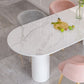 Free Form Sintered Stone Top Table for Restaurant Luxury White Table with 3 Legs Clearhalo 'Dining Tables & Seating' 'Dining Tables' 'dining_table' 'furn' 'furn_dining_table' 'Furniture' 'furniture_dining_table' 'Kitchen & Dining Furniture' 'kitchen' 'kitchen_dining_table' 1200x1200_606392db-80fc-4d9c-9a5b-5c7ed4ccb6c8