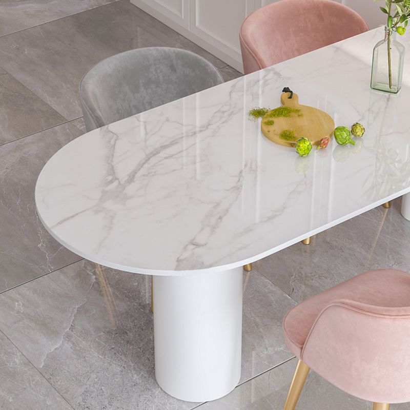 Free Form Sintered Stone Top Table for Restaurant Luxury White Table with 3 Legs Clearhalo 'Dining Tables & Seating' 'Dining Tables' 'dining_table' 'furn' 'furn_dining_table' 'Furniture' 'furniture_dining_table' 'Kitchen & Dining Furniture' 'kitchen' 'kitchen_dining_table' 1200x1200_606392db-80fc-4d9c-9a5b-5c7ed4ccb6c8