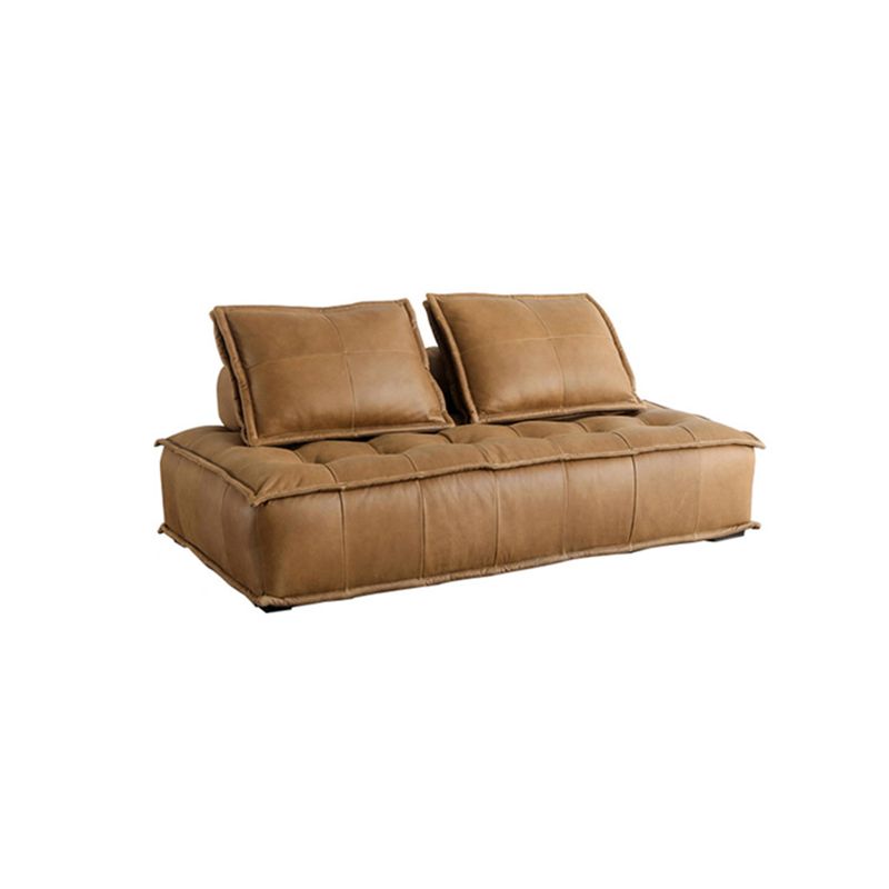 Echter Leder -armloser Sofa -Sofa für armlose Sofa für Wohnung