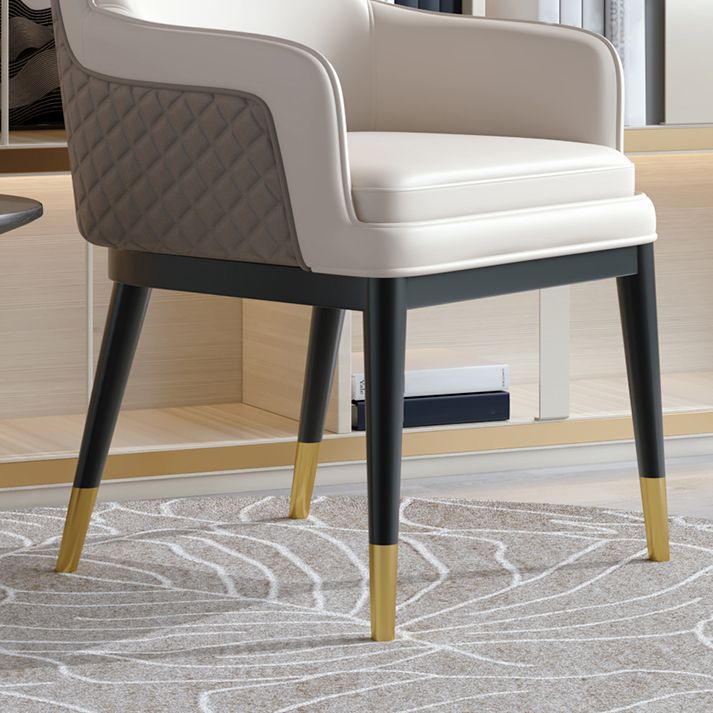 Nordic Style Kitchen Metal Dining Chair Parsons Arm Dining Side Chairs Clearhalo ' kitchen&dining_furn' 'Dining Chairs' 'Dining Tables & Seating' 'dining_chair' 'furn' 'furn_dining_chair' 'Furniture' 'furniture_dining_chair' 'Kitchen & Dining Furniture' 'kitchen' 1200x1200_6069e7b0-351d-4f6c-b09e-55de22c8fa51