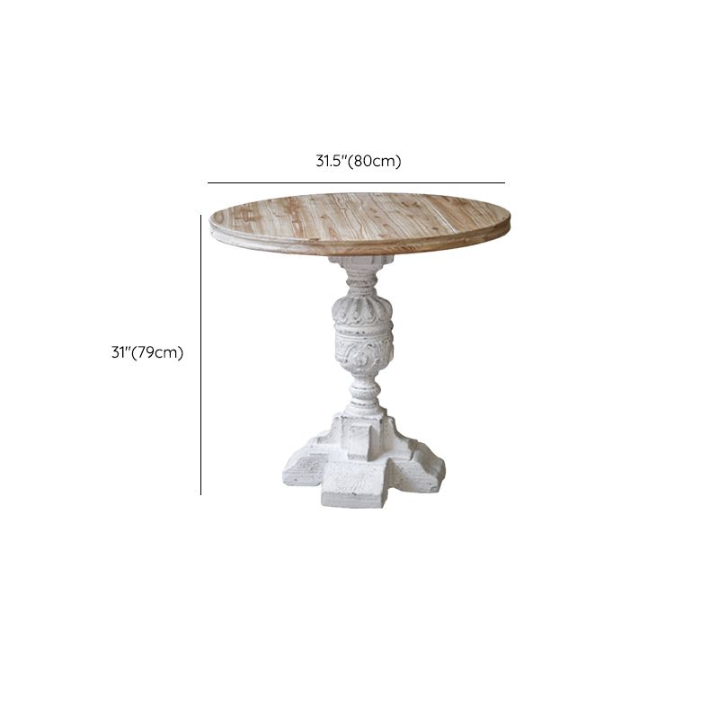 Tavolino accento di divano di divano in stile rustico in metallo e laterale in legno