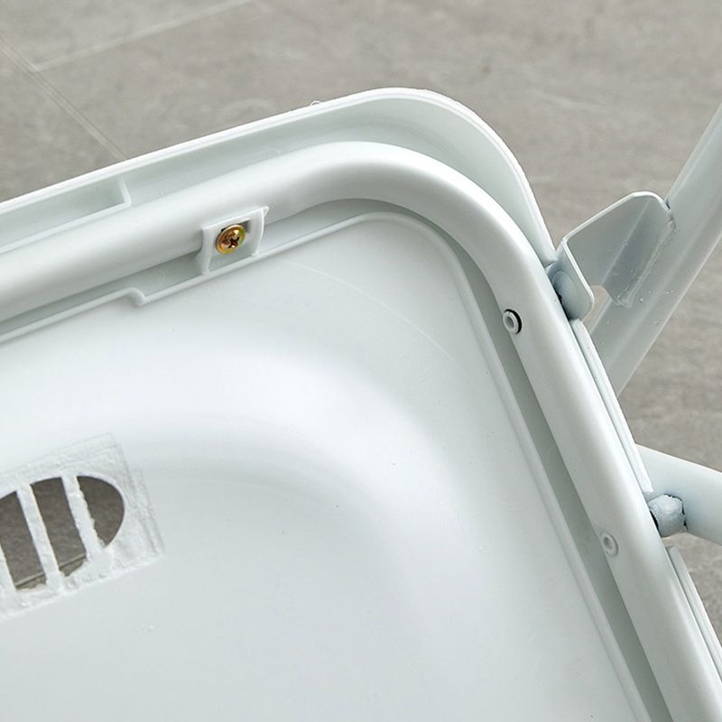 Contemporary Single da 16,5 "wide poltrone in metallo a colori solidi con gambe