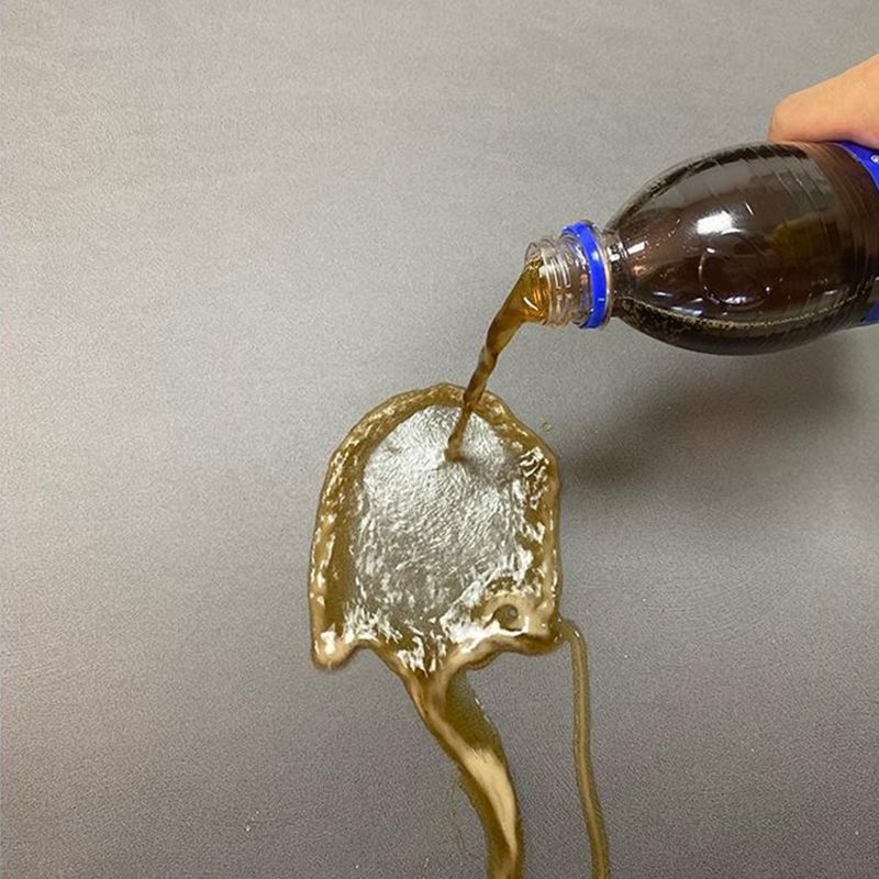 Soggiorno in pelle finta stazionaria nordica.