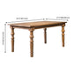 Farmhouse Style Solid Wood Dining Set with Rectangle Shape Table and 4 Legs Base for Home Use Clearhalo 'Dining Room Sets' 'Dining Tables & Seating' 'dining_room_set' 'Furniture' 'furniture_dining_room_set' 'Kitchen & Dining Furniture' 'kitchen&dining_furn' 'kitchen' 1200x1200_606ea50e-2f34-4660-bf83-a5debc570e3f