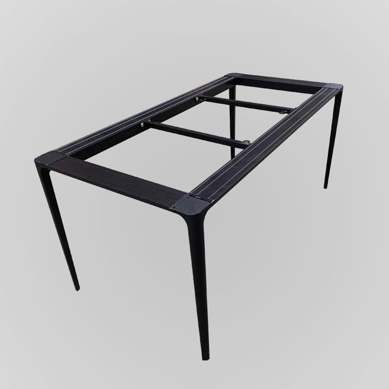 Table à manger rectangle Table à manger moderne en pierre blanche pour la maison