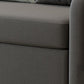 Contemporary Linen Square Arm Sofa Bed Washable Standard Sofa for Living Room