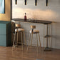 Contemporary Storage Bistro Accent Dining Table Indoor Double Pedestal Patio Bar Table Clearhalo 'Bar Furniture' 'Bar Tables' 'bar_tables' 'furn' 'furn_bar_tables' 'Furniture' 'furniture_bar_tables' 'Kitchen & Dining Furniture' 1200x1200_6074bf45-86e8-4117-9566-4d71010d9cd1
