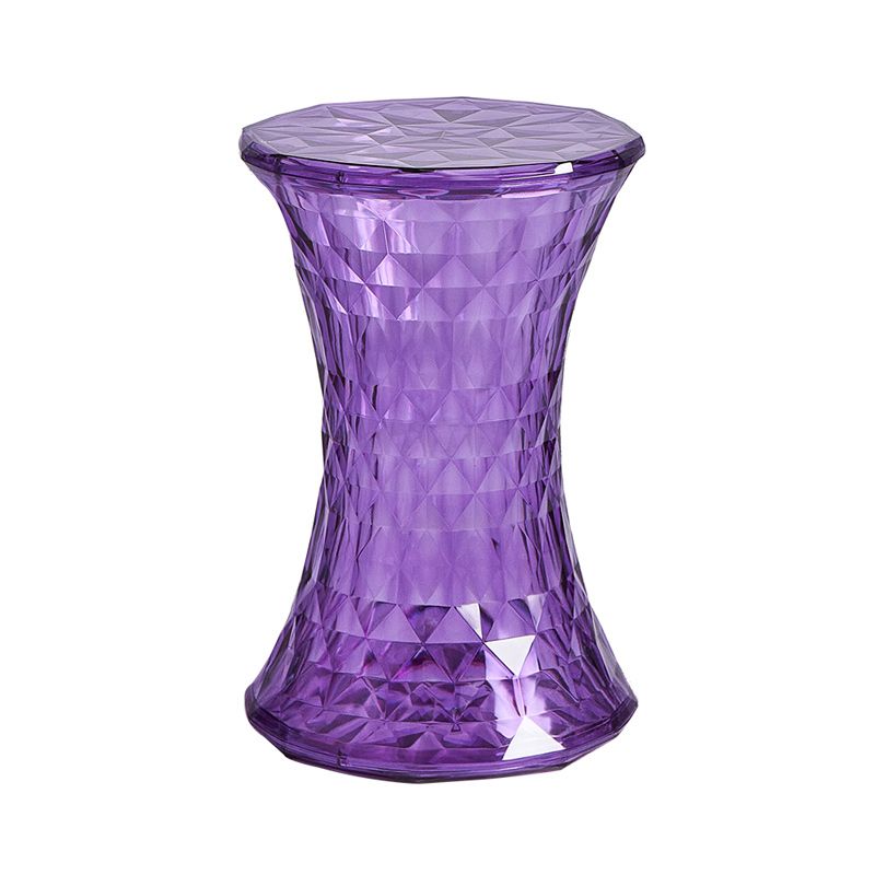 Contemporary 19" Tall Side End Table Plastic Round Side End Table Clearhalo 'Coffee & Accent Tables' 'End & Side Tables' 'end_side_tables' 'furn' 'furn_end_side_tables' 'Furniture' 'Living Room Furniture' 1200x1200_6076457d-4dcd-4f07-a06c-e0126a337629