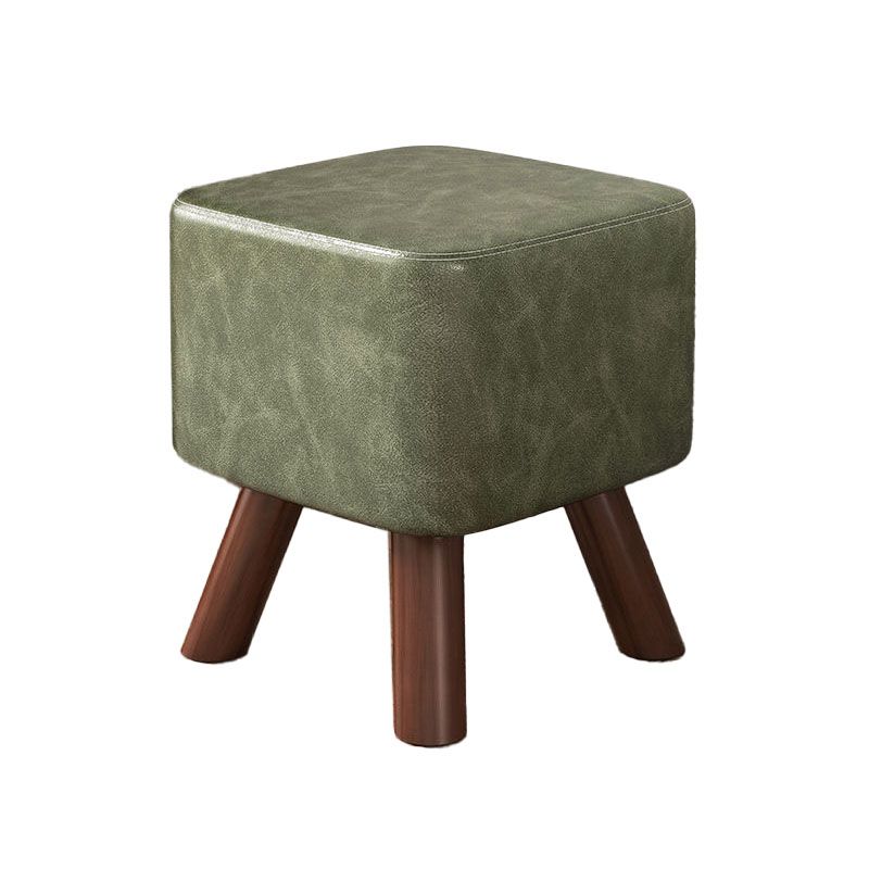 Faux Leather Standard Square / Round Pure Color Standard for Drawing Room Clearhalo 'furn' 'furn_ottomans_poufs' 'Furniture' 'Living Room Furniture' 'Ottomans & Poufs' 'ottomans_poufs' 1200x1200_607a55f6-d3ae-4f97-943a-f6466800cc31