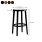 Modern Style Counter Stool Rubberwood Wood Armless Barstool with Footrest Clearhalo 'Bar Furniture' 'Bar Stools' 'bar_stools' 'furn' 'furn_bar_stools' 'Furniture' 'Kitchen & Dining Furniture' 1200x1200_607ac4ba-5e3a-4e3c-969c-cc2a09665168