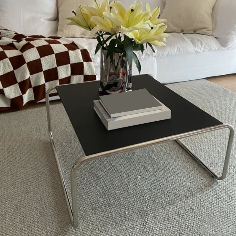 Square Steel Sled Coffee Table Modern 2 Nesting Cocktail Table Clearhalo 'Coffee & Accent Tables' 'Coffee Tables' 'coffee_tables' 'furn' 'furn_coffee_tables' 'Furniture' 'Living Room Furniture' 1200x1200_607ced42-6bc6-4605-9ffc-461a2b5d65b0