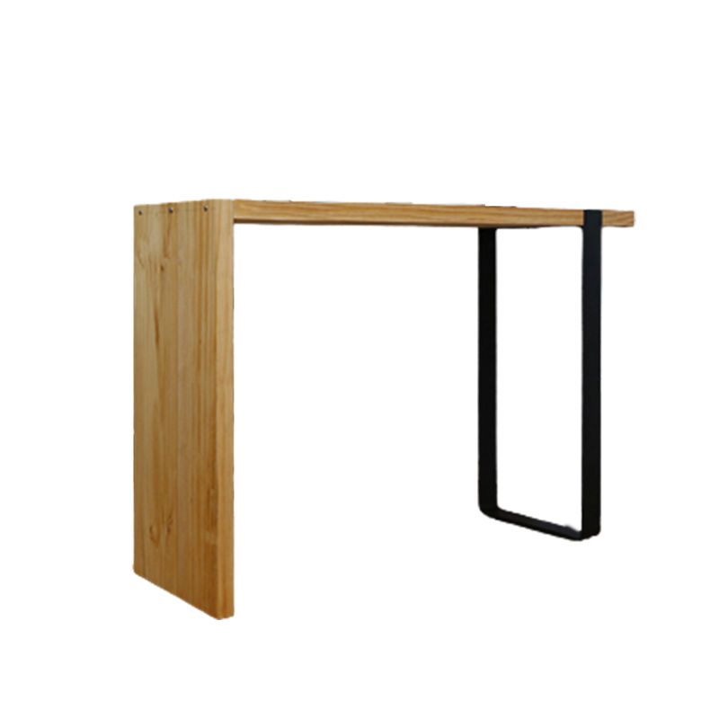 Modern Bar Height Table Solid Wood Top Bistro Bar Table for Patio Use Clearhalo 'Bar Furniture' 'Bar Tables' 'bar_tables' 'furn' 'furn_bar_tables' 'Furniture' 'Kitchen & Dining Furniture' 1200x1200_607e393d-5592-4bb6-98b3-776cb894759a