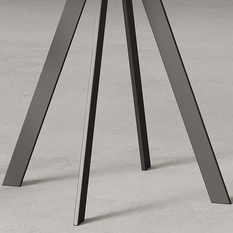 Sintered Stone Two-Color Dining Table Modern 4 Legs Table for Dining Room Clearhalo ' dining_table' 'Dining Tables & Seating' 'Dining Tables' 'furn' 'furn_dining_table' 'Furniture' 'furniture_dining_table' 'Kitchen & Dining Furniture' 'kitchen&dining_furn' 'kitchen' 'kitchen_dining_table' 1200x1200_607f9632-2c78-4d83-b0aa-488b7b72d6ee