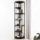 Industrial Metal Corner Bookshelf Open Vertical Bookshelf for Living Room Clearhalo 'Bookcases' 'furn' 'furn_bookcases' 'Furniture' 'furniture_bookcases' 'kitchen' 'kitchen_bookcases' 'Living Room Furniture' 'Office Furniture' 1200x1200_6081d94d-30a1-4493-814e-877b036d8b51