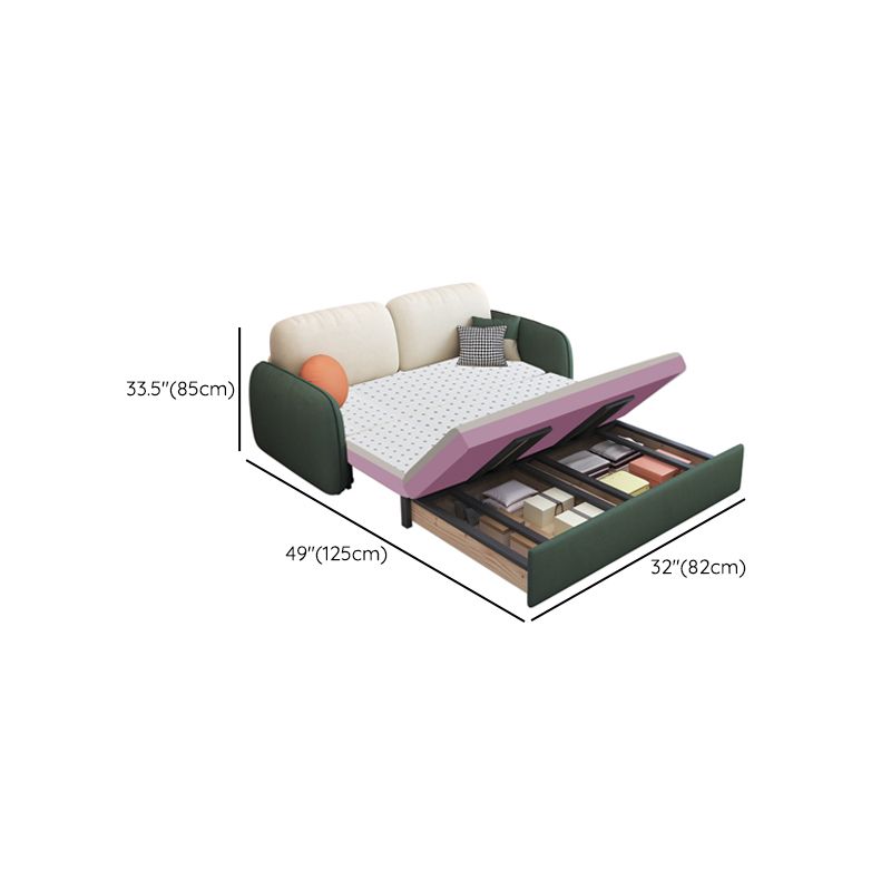 32 "Sofa contemporain de large Futon Faut en cuir