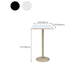 Round Bar Table Gold and Metal Base Bar Table for Kitchen Living Room Coffee Room Clearhalo 'Bar Furniture' 'Bar Tables' 'bar_tables' 'furn' 'furn_bar_tables' 'Furniture' 'Kitchen & Dining Furniture' 1200x1200_60832b6d-2519-4863-af65-1c8e5fcb631f