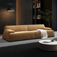 Contemporary Recessed Arm Sofa Tight Back Standard Sofa for Living Room