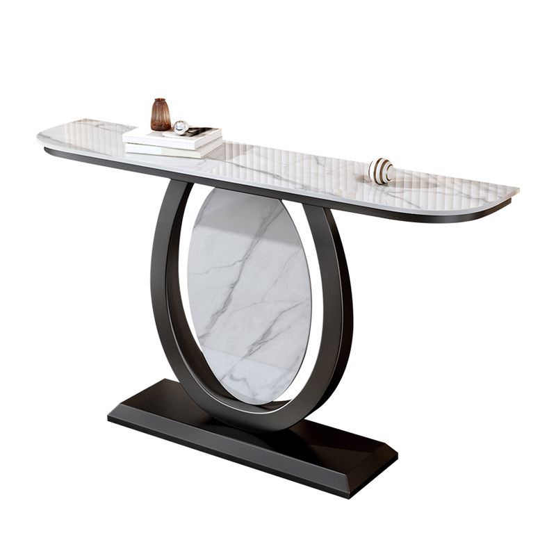 Tavolino console di accento console contemporanea mezza luna