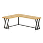 Modern Wooden Office Desk L-Shaped Home Desk with Metal Base Clearhalo 'Furniture' 'furniture_office_desk' 'Office Desks' 'Office Furniture' 'office_desk' 1200x1200_6085439c-78c1-4ce5-a475-3c8ad7357cbd