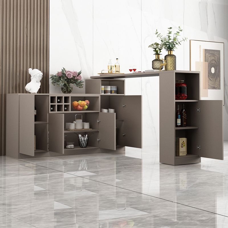 Contemporary Specialty Wood Bar Height Pub Table for Living Room Clearhalo 'Bar Furniture' 'Bar Tables' 'bar_tables' 'furn' 'furn_bar_tables' 'Furniture' 'Kitchen & Dining Furniture' 1200x1200_6086591f-a0e4-4a38-a096-717a3078c9d7