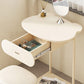 Wooden Vanity and Stool Contemporary Minimalist Dressing Table