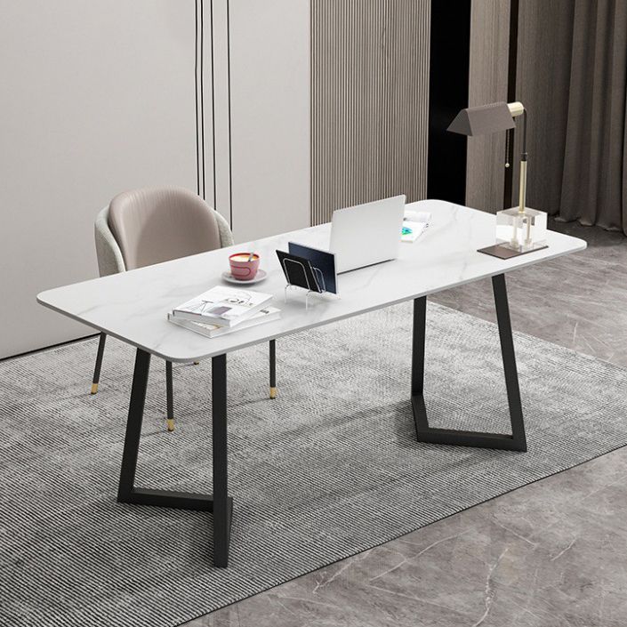 29.5" H Home Writing Desk Rectangular Contemporary Office Desk