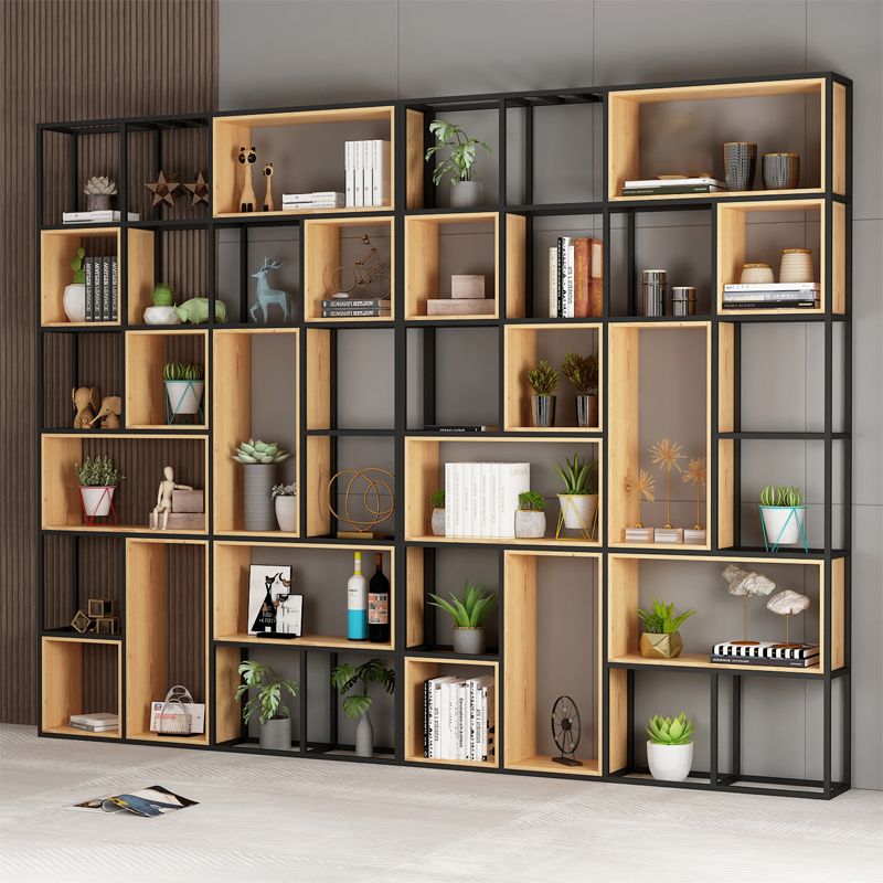 9.84" W Industrial Antique Finish Shelf Bookcase Etagere Metal Bookshelf Clearhalo 'Bookcases' 'furn' 'furn_bookcases' 'Furniture' 'Office Furniture' 1200x1200_6089fa8f-dfcd-436e-a24e-0d966613544c
